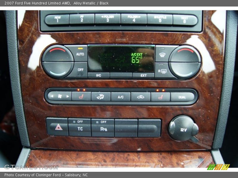 Alloy Metallic / Black 2007 Ford Five Hundred Limited AWD