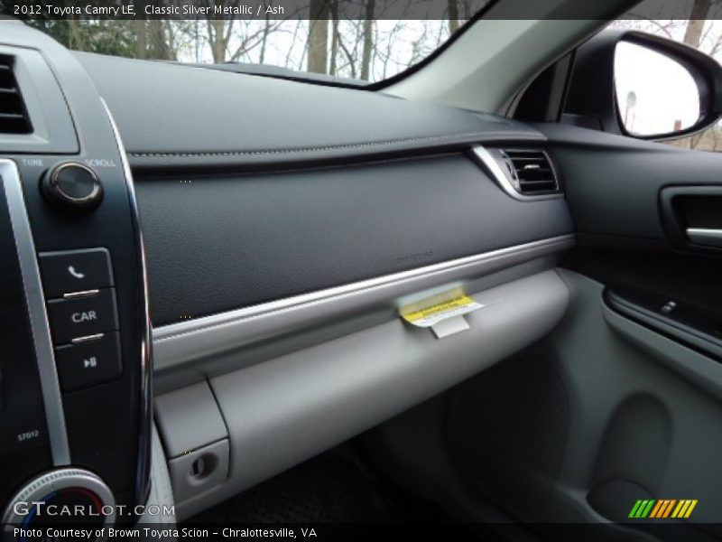 Classic Silver Metallic / Ash 2012 Toyota Camry LE