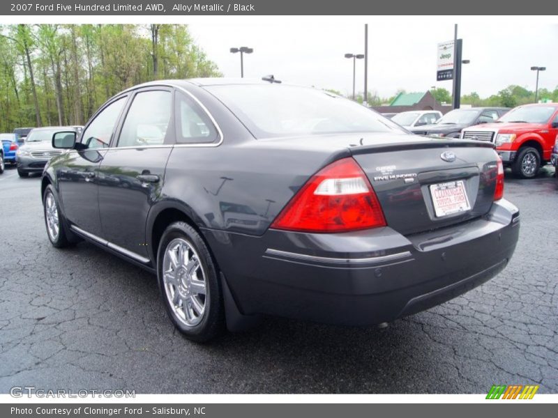 Alloy Metallic / Black 2007 Ford Five Hundred Limited AWD