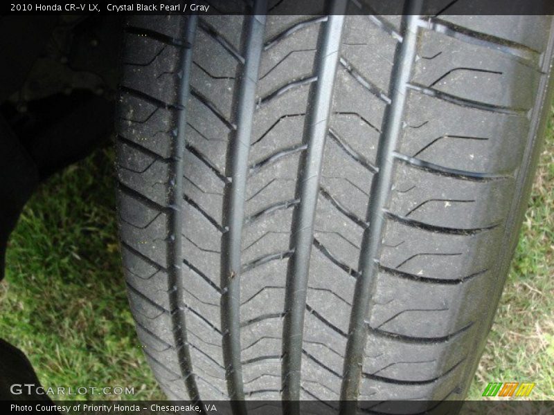 Crystal Black Pearl / Gray 2010 Honda CR-V LX