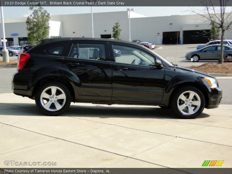 Brilliant Black Crystal Pearl / Dark Slate Gray 2010 Dodge Caliber SXT