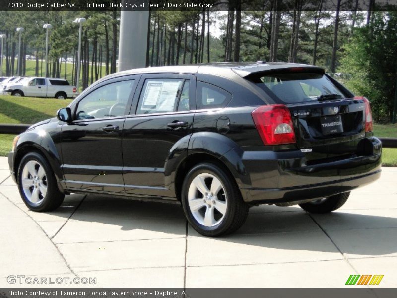 Brilliant Black Crystal Pearl / Dark Slate Gray 2010 Dodge Caliber SXT