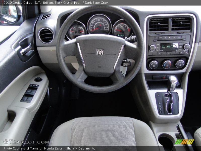 Brilliant Black Crystal Pearl / Dark Slate Gray 2010 Dodge Caliber SXT