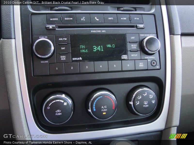 Brilliant Black Crystal Pearl / Dark Slate Gray 2010 Dodge Caliber SXT