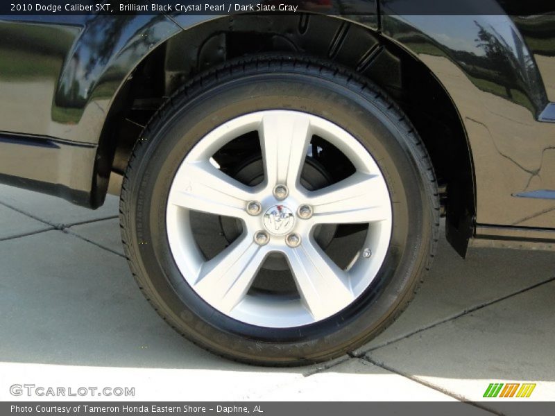 Brilliant Black Crystal Pearl / Dark Slate Gray 2010 Dodge Caliber SXT