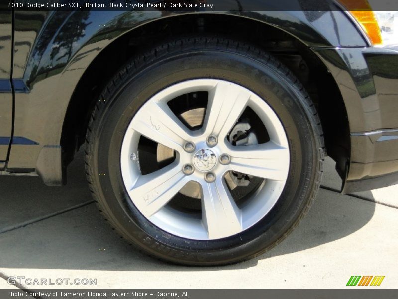 Brilliant Black Crystal Pearl / Dark Slate Gray 2010 Dodge Caliber SXT