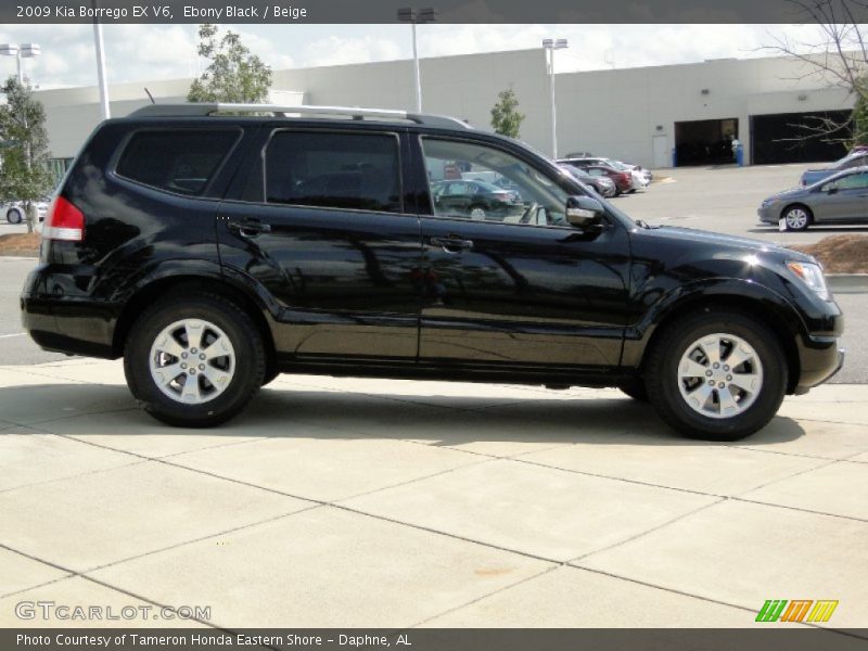 Ebony Black / Beige 2009 Kia Borrego EX V6