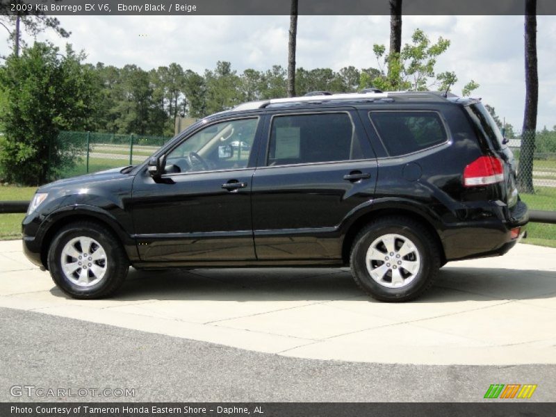 Ebony Black / Beige 2009 Kia Borrego EX V6