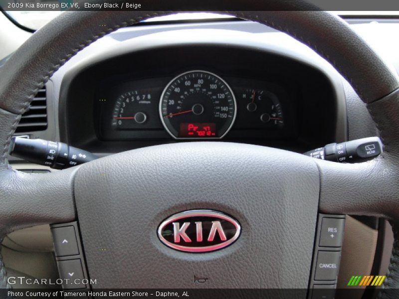 Ebony Black / Beige 2009 Kia Borrego EX V6
