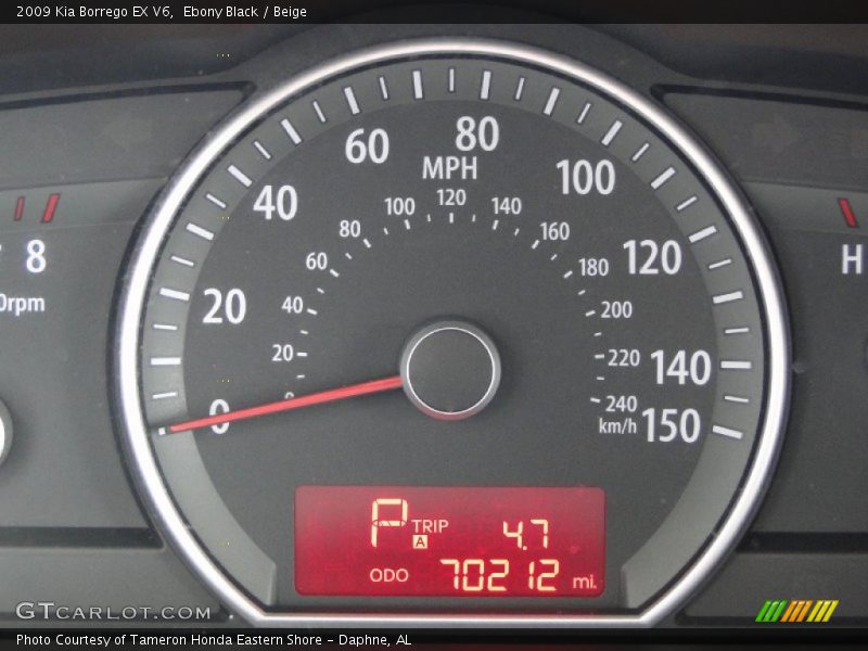 Ebony Black / Beige 2009 Kia Borrego EX V6