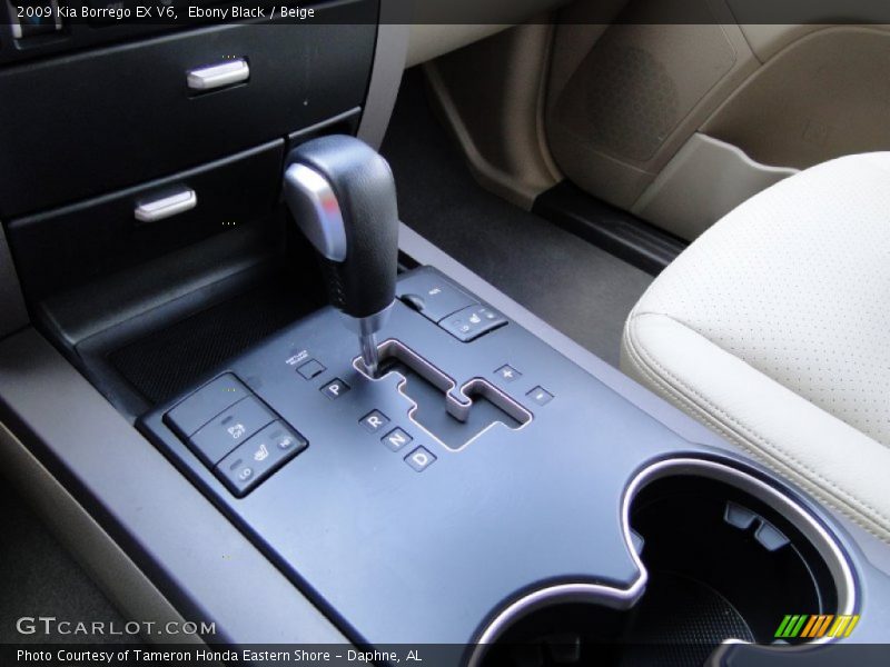 Ebony Black / Beige 2009 Kia Borrego EX V6