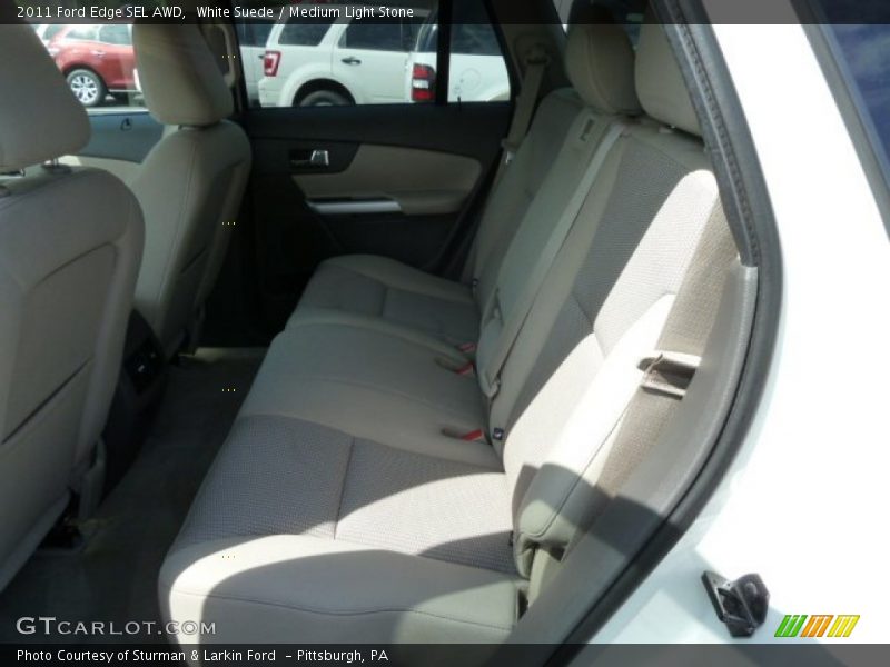 White Suede / Medium Light Stone 2011 Ford Edge SEL AWD