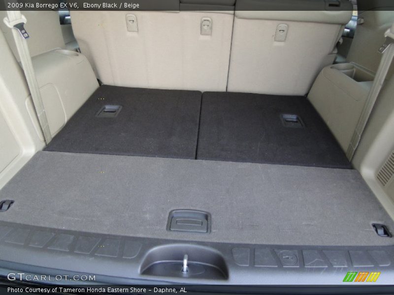 Ebony Black / Beige 2009 Kia Borrego EX V6