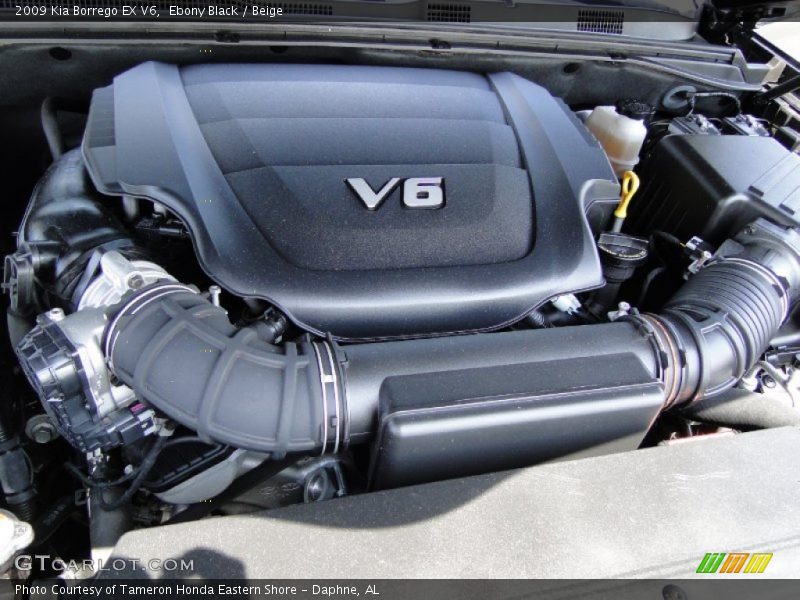 Ebony Black / Beige 2009 Kia Borrego EX V6