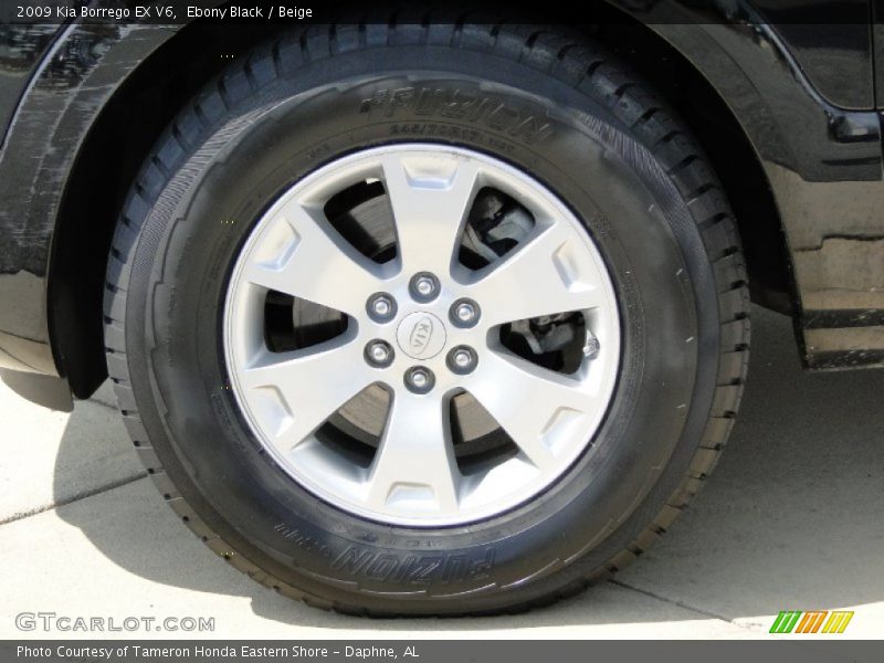 Ebony Black / Beige 2009 Kia Borrego EX V6