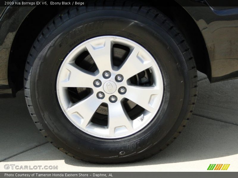 Ebony Black / Beige 2009 Kia Borrego EX V6