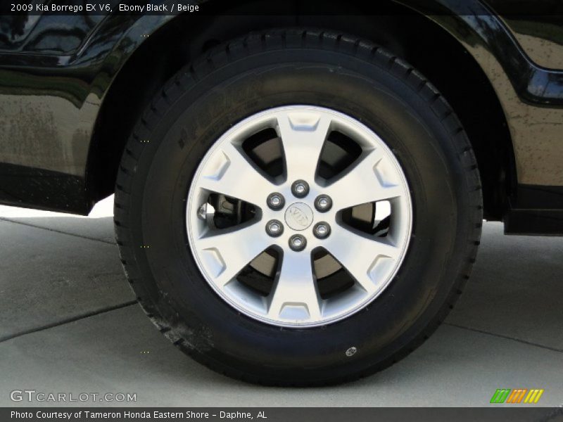 Ebony Black / Beige 2009 Kia Borrego EX V6