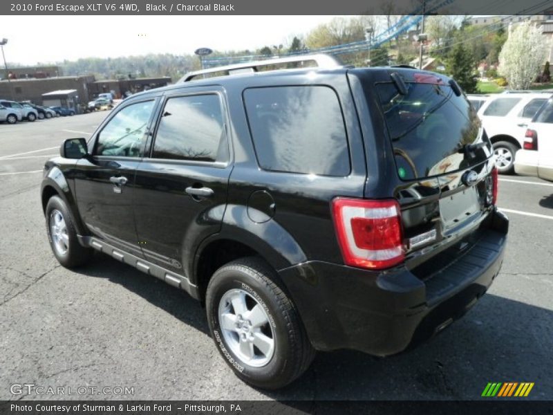 Black / Charcoal Black 2010 Ford Escape XLT V6 4WD