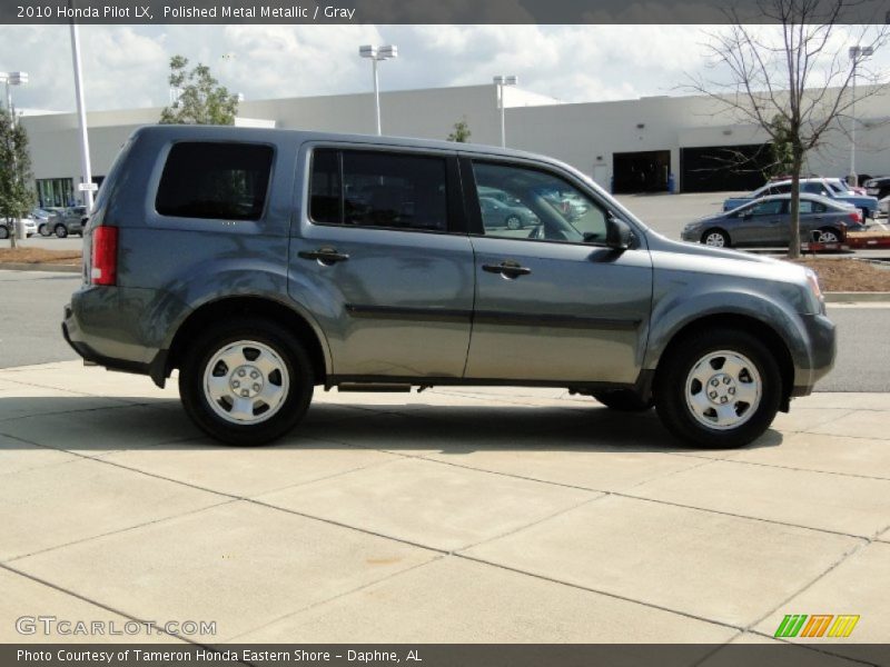 Polished Metal Metallic / Gray 2010 Honda Pilot LX