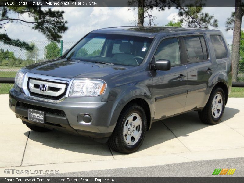 Polished Metal Metallic / Gray 2010 Honda Pilot LX