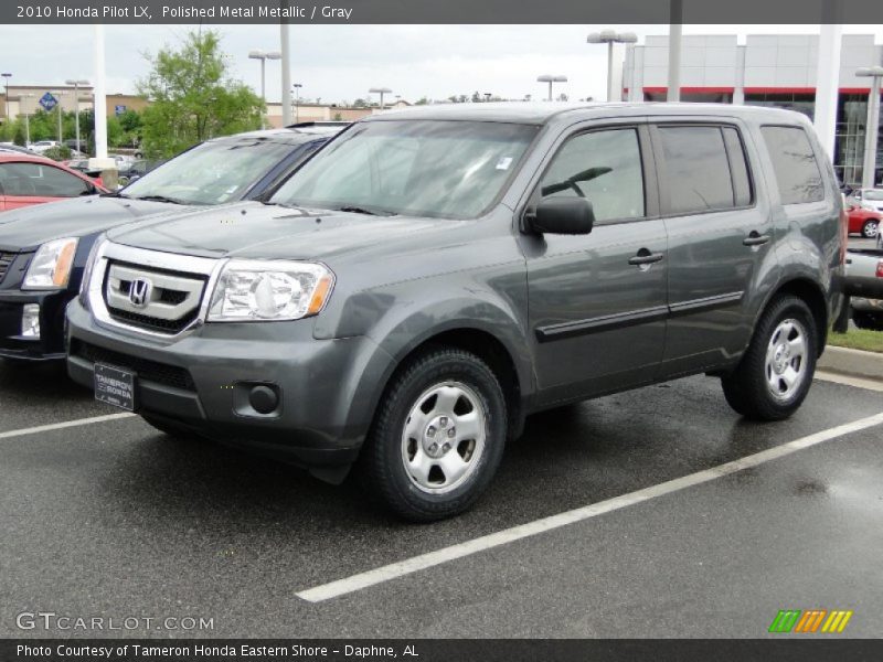 Polished Metal Metallic / Gray 2010 Honda Pilot LX