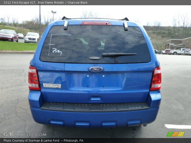 Blue Flame Metallic / Charcoal Black 2012 Ford Escape XLT