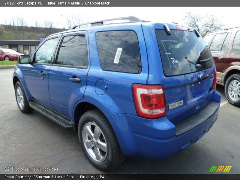 Blue Flame Metallic / Charcoal Black 2012 Ford Escape XLT