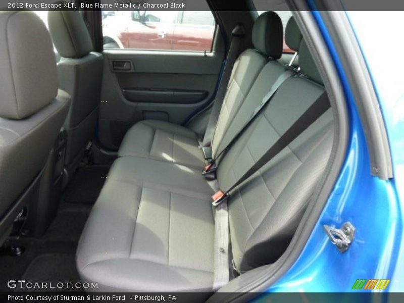 Blue Flame Metallic / Charcoal Black 2012 Ford Escape XLT