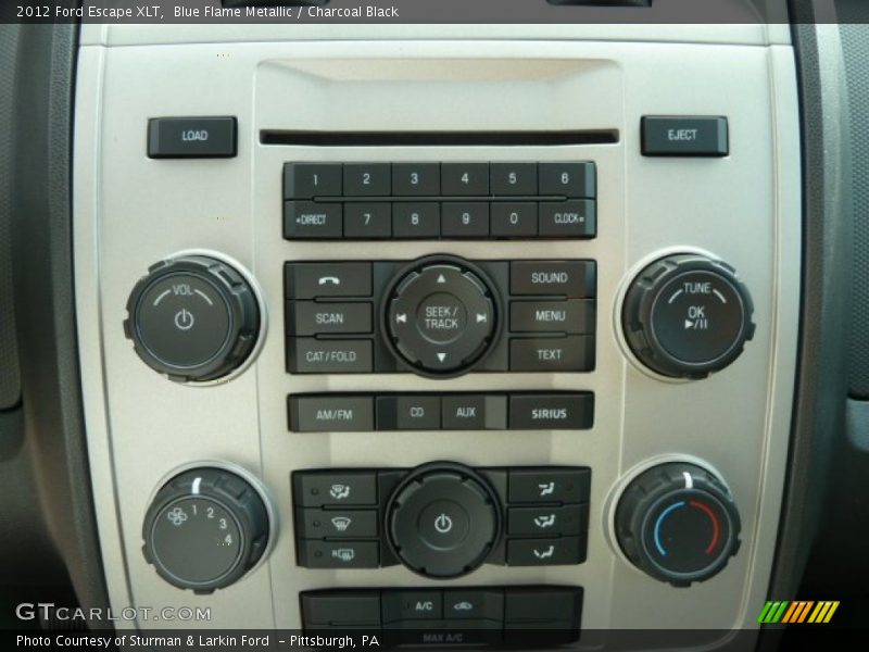 Blue Flame Metallic / Charcoal Black 2012 Ford Escape XLT