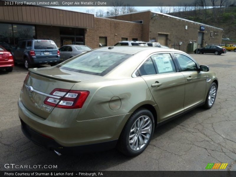  2013 Taurus Limited AWD Ginger Ale Metallic