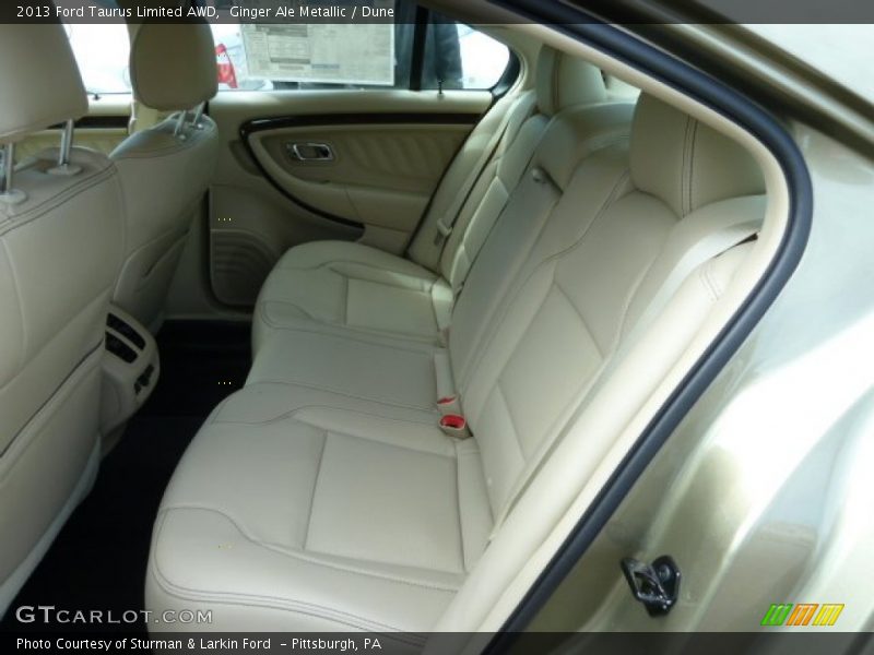 Rear Seat of 2013 Taurus Limited AWD