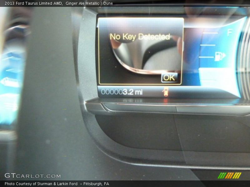 Ginger Ale Metallic / Dune 2013 Ford Taurus Limited AWD