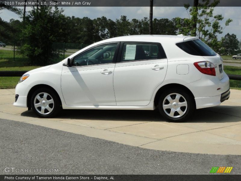 Super White / Ash Gray 2010 Toyota Matrix 1.8