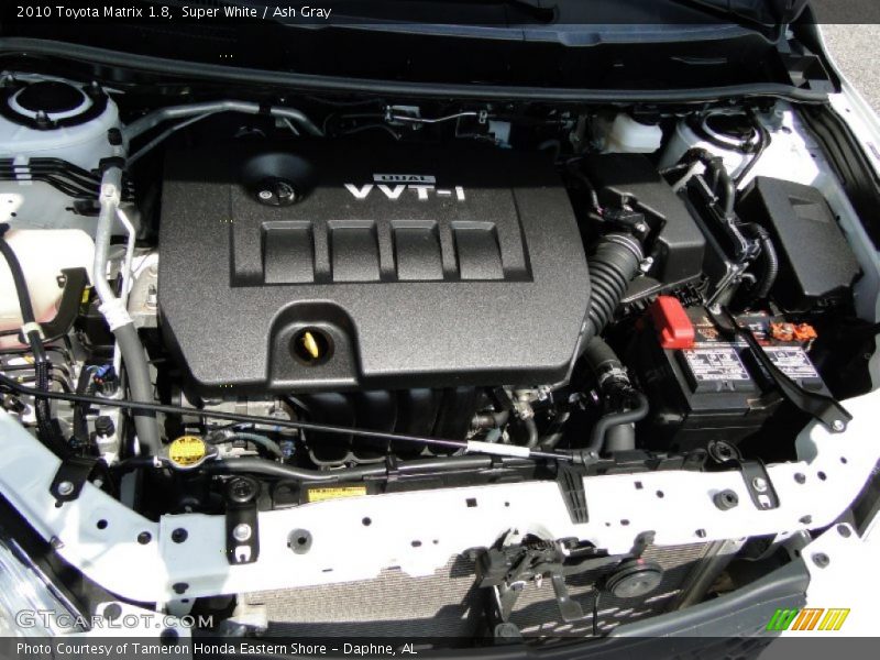 Super White / Ash Gray 2010 Toyota Matrix 1.8