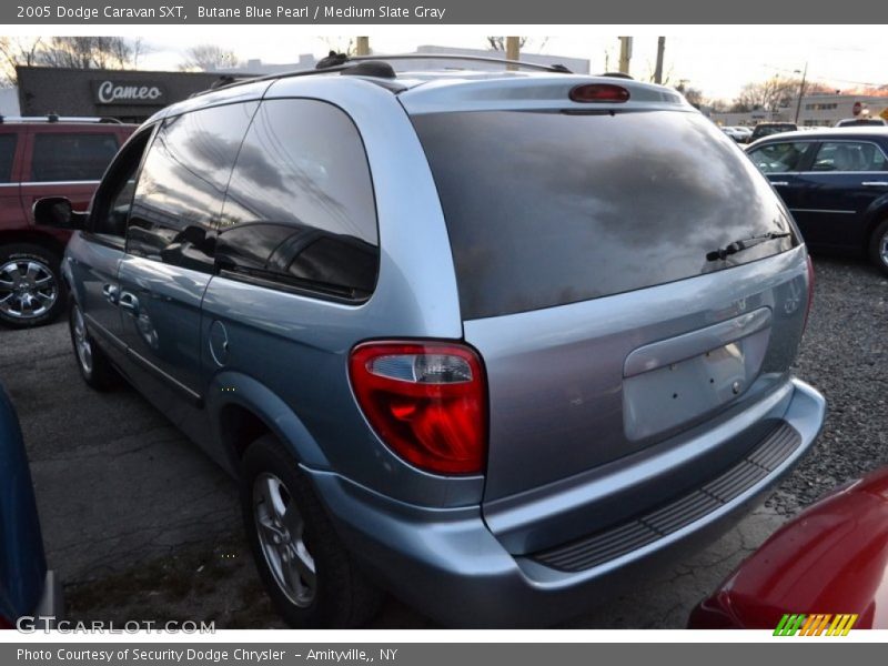Butane Blue Pearl / Medium Slate Gray 2005 Dodge Caravan SXT