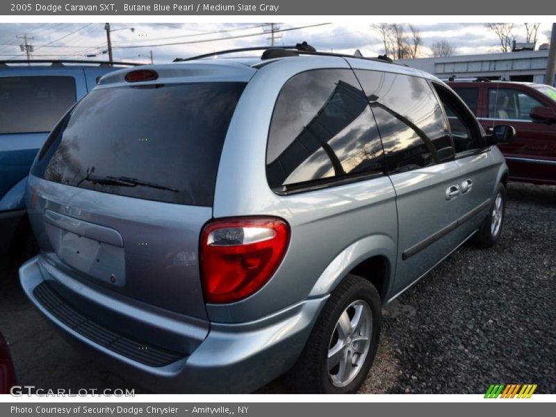 Butane Blue Pearl / Medium Slate Gray 2005 Dodge Caravan SXT