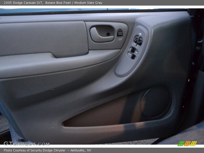 Butane Blue Pearl / Medium Slate Gray 2005 Dodge Caravan SXT