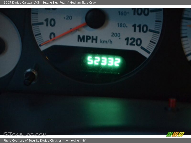 Butane Blue Pearl / Medium Slate Gray 2005 Dodge Caravan SXT