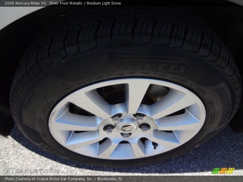 Silver Frost Metallic / Medium Light Stone 2006 Mercury Milan V6
