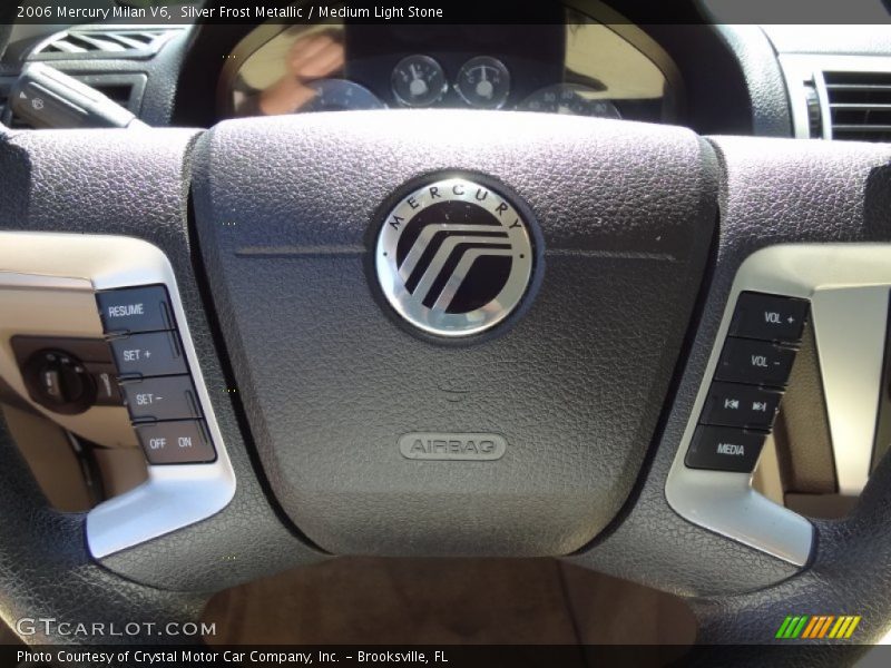 Silver Frost Metallic / Medium Light Stone 2006 Mercury Milan V6