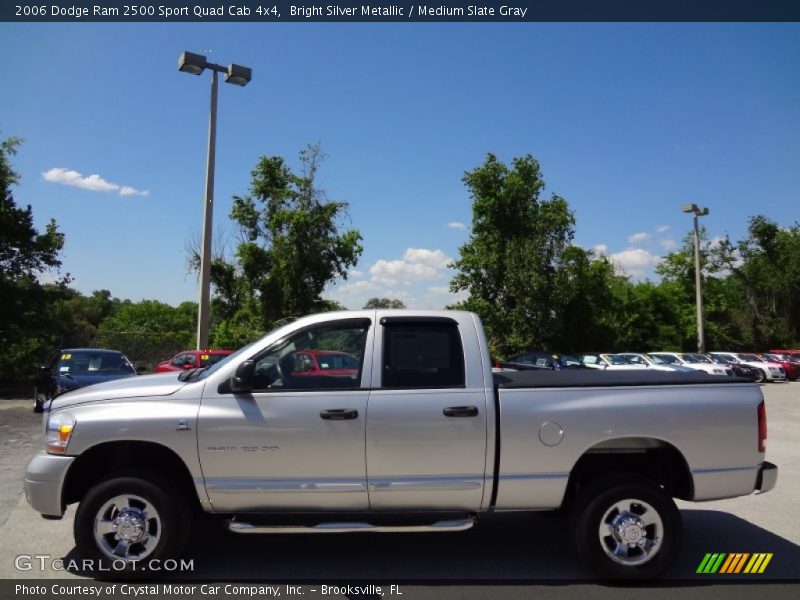Bright Silver Metallic / Medium Slate Gray 2006 Dodge Ram 2500 Sport Quad Cab 4x4