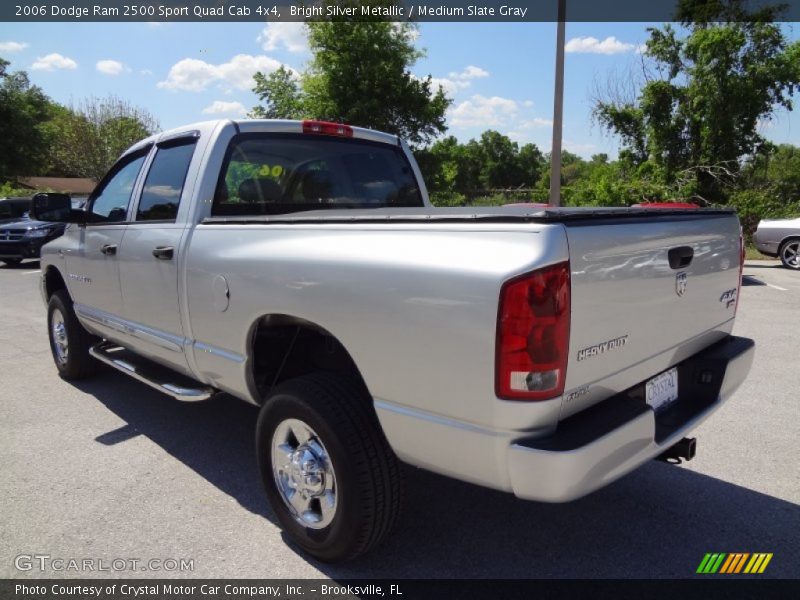 Bright Silver Metallic / Medium Slate Gray 2006 Dodge Ram 2500 Sport Quad Cab 4x4