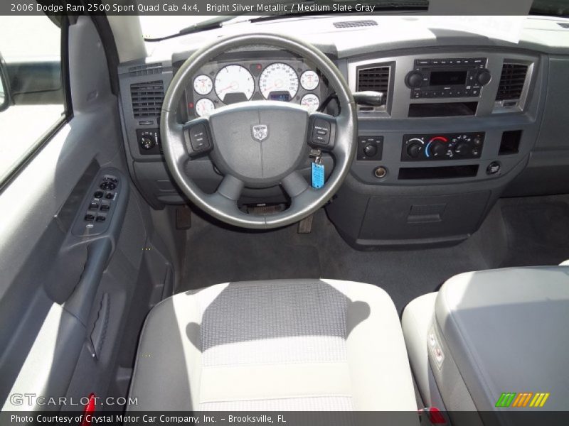 Bright Silver Metallic / Medium Slate Gray 2006 Dodge Ram 2500 Sport Quad Cab 4x4
