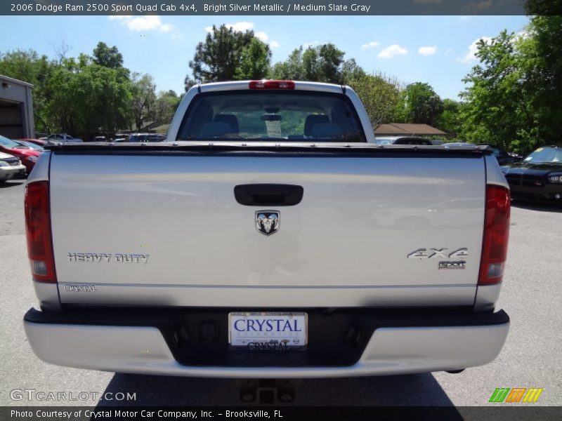 Bright Silver Metallic / Medium Slate Gray 2006 Dodge Ram 2500 Sport Quad Cab 4x4
