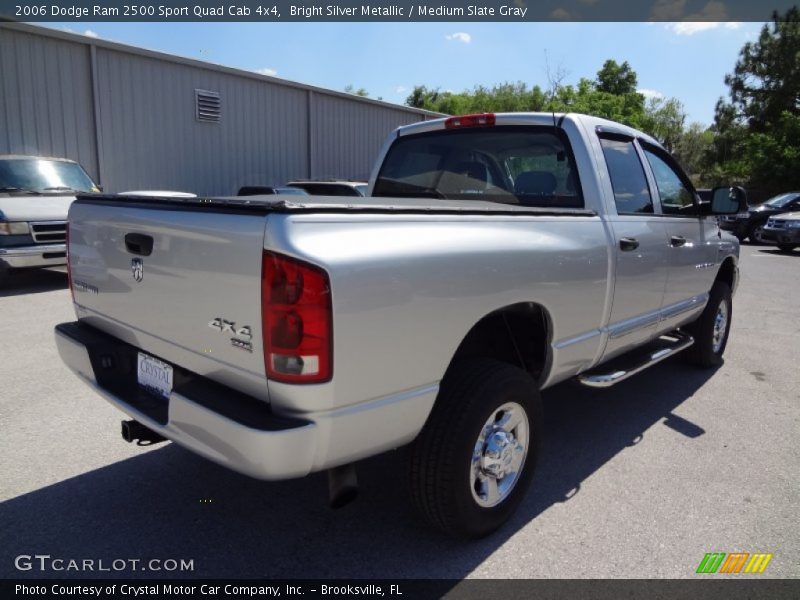 Bright Silver Metallic / Medium Slate Gray 2006 Dodge Ram 2500 Sport Quad Cab 4x4