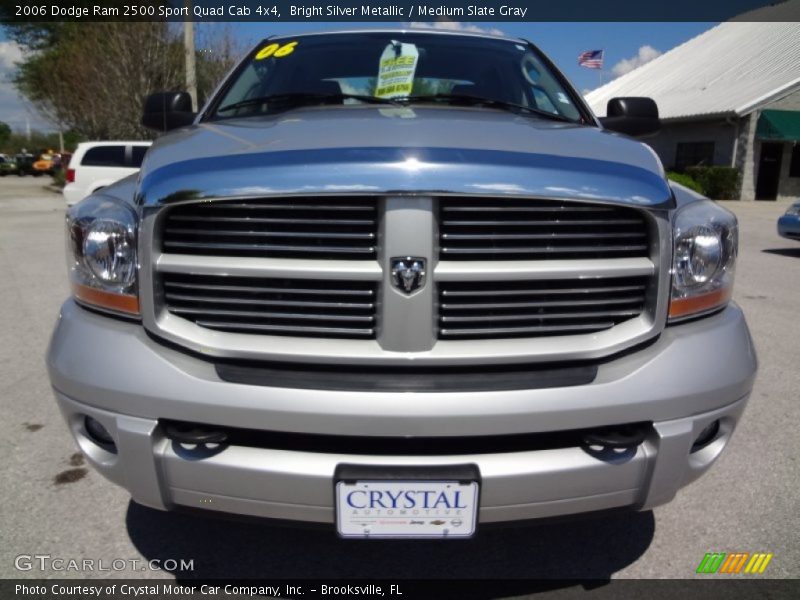Bright Silver Metallic / Medium Slate Gray 2006 Dodge Ram 2500 Sport Quad Cab 4x4