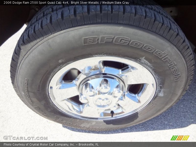 Bright Silver Metallic / Medium Slate Gray 2006 Dodge Ram 2500 Sport Quad Cab 4x4