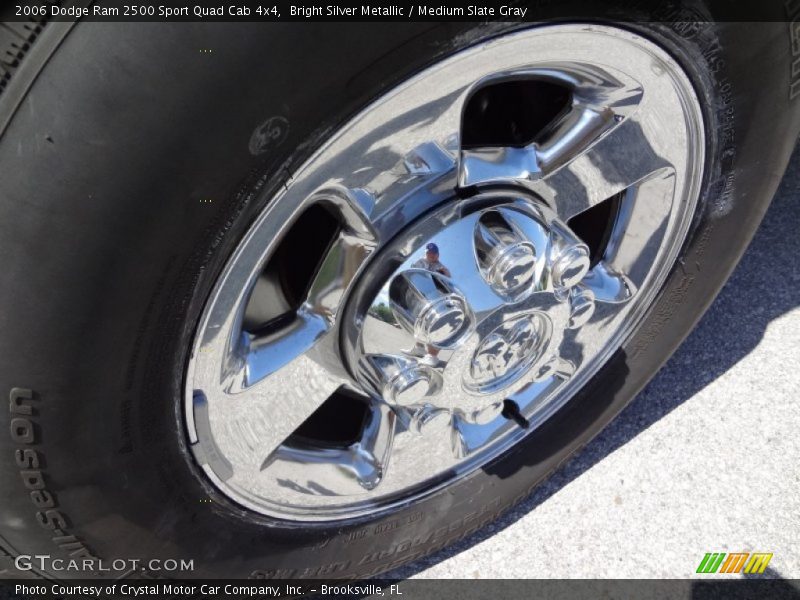 Bright Silver Metallic / Medium Slate Gray 2006 Dodge Ram 2500 Sport Quad Cab 4x4