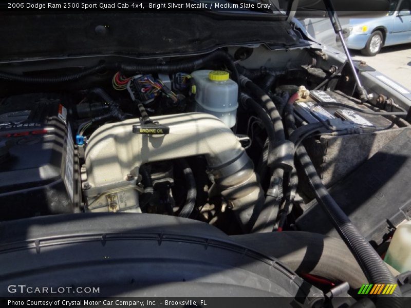 Bright Silver Metallic / Medium Slate Gray 2006 Dodge Ram 2500 Sport Quad Cab 4x4