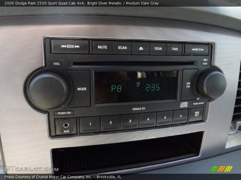 Bright Silver Metallic / Medium Slate Gray 2006 Dodge Ram 2500 Sport Quad Cab 4x4